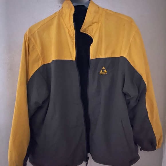 Gerry Weber Men's Mustard and Charcoal Windbreaker - Picture 1 of 1